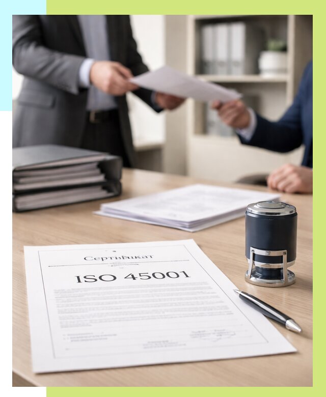 Сертификат ISO 45001 в Кызыле под ключ от 46670 р. | Сертэкс